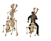 skeleton cello