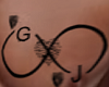 infinity G e J tattoo