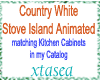 Country Wht Stove Island