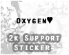 2k Support Sticker