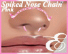 SPIKES NOSE CHAIN PINK