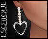 |E! Silver Heart Earring