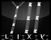{LIX}Stud/Chain Necklace