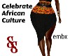 Kente Assymetrical Skirt