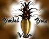 Brushed Brass Vase