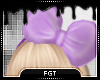 ✿| hairbow (lilac)