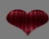 [Lh] Heart Rug-Cranberry
