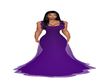 Deva purple gown