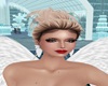 Feathery Earrings White