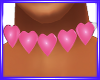 Blush PVC Heart Choker