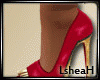 ❥|Fushcia & Gold|Heels