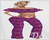 Purple 2 Piece Pant Suit