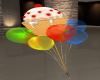 Balloons Colors Cupcake