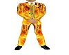 flaime yellow suit