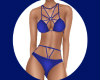 Blue Sexy Strappy Bikini