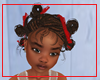 Kids Baby Braids Red Bow
