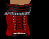 RED CHAIN BOOTS SWAG