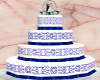 Wedding Cake Royal Blue