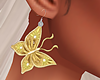 Butterfly Yellow Earring