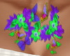 Bfly Flowers Chest Tat