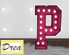 -P- Letter (Pink/B)