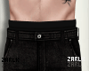 ZK·Shorts Jeans Black