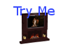 Fiery Romantic Fireplace