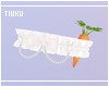 Carrot Leg Garter White