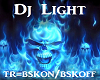 Dj Light-fireskull blue