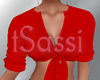 Crop Top Red
