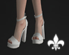 white high heels|IRIS