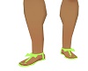 CSCG Green Ribbon Sandal