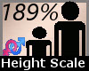 Scale Height 189% F
