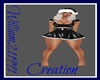 Black Santa Skirt