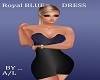 A/L ROYAL BLUE DRESS