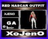 RED NASCAR OUTFIT