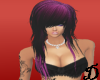 !D! AYA Purple Goth Hair