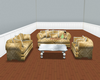 Gold and Silver Sofa