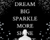 Dream big diamond bg