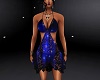 blue star sexy dress