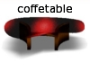 coffetable red