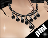 [PLM]black stone collar 