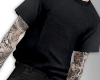shirt + tattoos