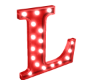 Metal Letter - L