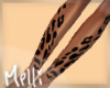 M| Cheetah Leg Tattoo