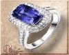SAPPHIRE PINKY RING LH