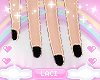 ꔫ Kids Black Nails