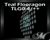 Teal Flooragon Dj Light