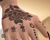 Sofia Black Nails+Tattoo
