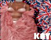 K| OffShoulder Pink Fur